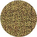 Fur-leopard 2 Wooden Puzzle Round View1