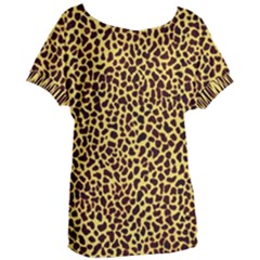 Fur-leopard 2 Women s Oversized Tee by skindeep