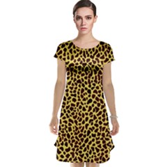 Fur-leopard 2 Cap Sleeve Nightdress by skindeep