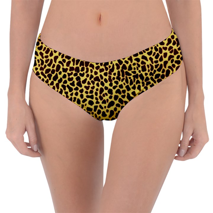 Fur-leopard 2 Reversible Classic Bikini Bottoms