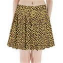 Fur-leopard 2 Pleated Mini Skirt View1