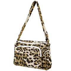 Leopard-print 2 Front Pocket Crossbody Bag by skindeep