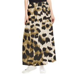 Leopard-print 2 Maxi Chiffon Skirt by skindeep