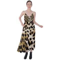 Leopard-print 2 Tie Back Maxi Dress by skindeep