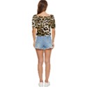 Leopard-print 2 Button up blouse View4