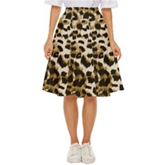 Leopard-print 2 Flared Maxi Skirt by skindeep