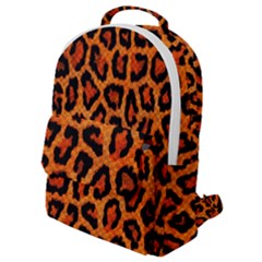 Leopard-print 3 Flap Pocket Backpack (small) by skindeep