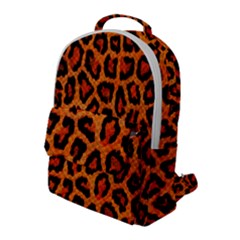 Leopard-print 3 Flap Pocket Backpack (large) by skindeep