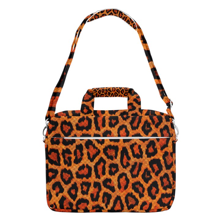 Leopard-print 3 MacBook Pro Shoulder Laptop Bag (Large)