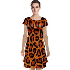 Leopard-print 3 Cap Sleeve Nightdress by skindeep