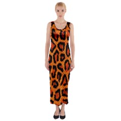 Leopard-print 3 Fitted Maxi Dress by skindeep