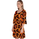 Leopard-print 3 Velour Kimono Dress View2