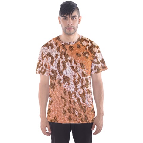 Leopard-knitted Men s Sport Mesh Tee by skindeep