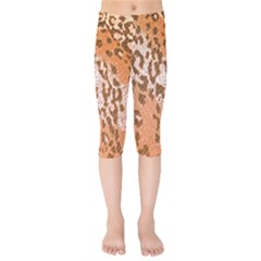 Leopard-knitted Kids  Capri Leggings  by skindeep