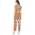 Leopard-knitted Women s Frill Top Jumpsuit View2