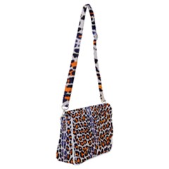 Fur-leopard 5 Shoulder Bag With Back Zipper by skindeep