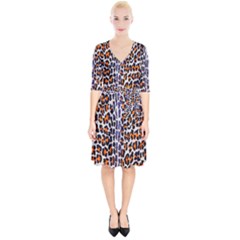 Fur-leopard 5 Wrap Up Cocktail Dress by skindeep