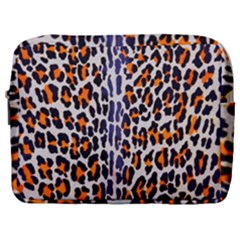 Fur-leopard 5 Make Up Pouch (large) by skindeep