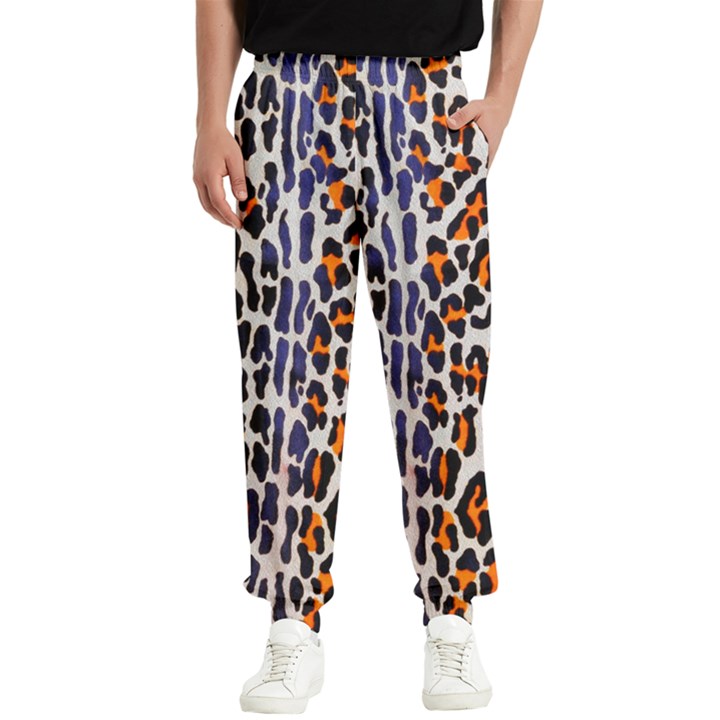 Fur-leopard 5 Men s Elastic Waist Pants