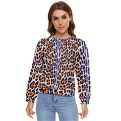 Fur-leopard 5 Women s Long Sleeve Raglan Tee