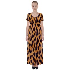 Fur 5 High Waist Short Sleeve Maxi Dress by skindeep