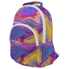 Flow Rounded Multi Pocket Backpack by kiernankallan