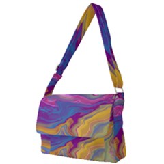 Flow Full Print Messenger Bag (l) by kiernankallan