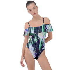 In Orbit Frill Detail One Piece Swimsuit by MRNStudios