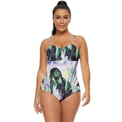 In Orbit Retro Full Coverage Swimsuit by MRNStudios