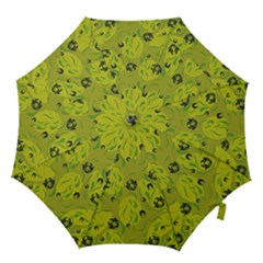 Folk Flowers Pattern  Hook Handle Umbrellas (medium) by Eskimos