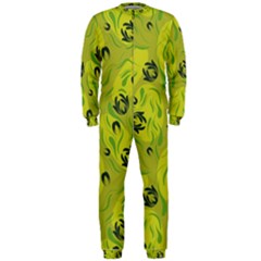 Folk Flowers Pattern  Onepiece Jumpsuit (men)  by Eskimos