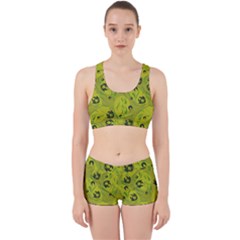 Folk Flowers Pattern  Work It Out Gym Set by Eskimos