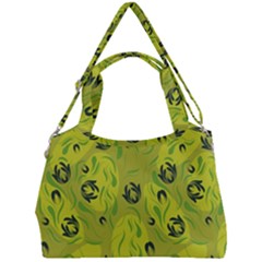 Folk Flowers Pattern  Double Compartment Shoulder Bag by Eskimos