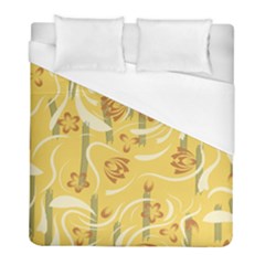 Folk Flowers Pattern  Duvet Cover (full/ Double Size) by Eskimos