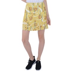 Folk Flowers Pattern  Tennis Skirt by Eskimos