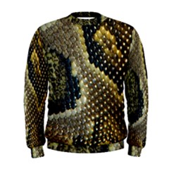 Leatherette Snake 2 Men s Sweatshirt by skindeep