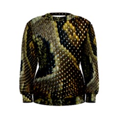 Leatherette Snake 2 Women s Sweatshirt by skindeep