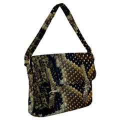 Leatherette Snake 2 Buckle Messenger Bag by skindeep