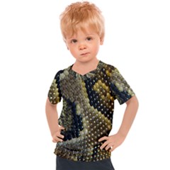 Leatherette Snake 2 Kids  Sports Tee