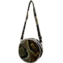 Leatherette Snake 2 Crossbody Circle Bag View1