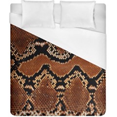 Leatherette Snake 3 Duvet Cover (california King Size) by skindeep