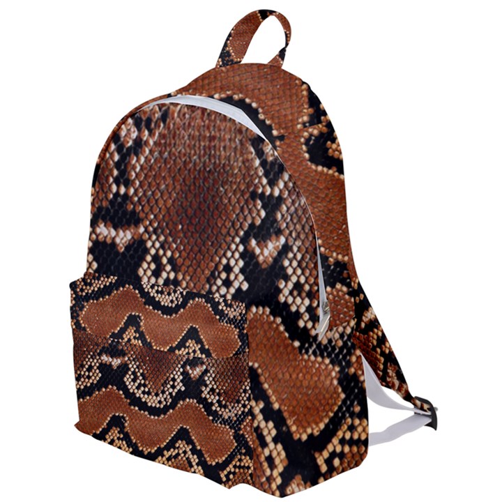 Leatherette Snake 3 The Plain Backpack