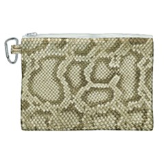 Leatherette Snake 4 Canvas Cosmetic Bag (xl) by skindeep