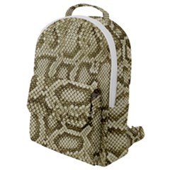 Leatherette Snake 4 Flap Pocket Backpack (small) by skindeep