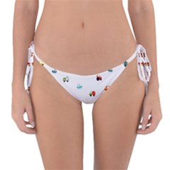 Cute Bright Little Cars Reversible Bikini Bottom by SychEva