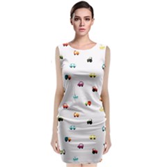 Cute Bright Little Cars Classic Sleeveless Midi Dress by SychEva