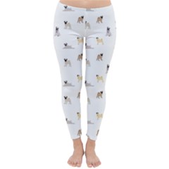 Funny Pugs Classic Winter Leggings by SychEva