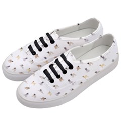 Funny Pugs Women s Classic Low Top Sneakers by SychEva