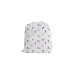 Funny Pugs Drawstring Pouch (xs) by SychEva