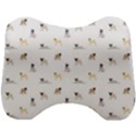 Funny Pugs Head Support Cushion View1